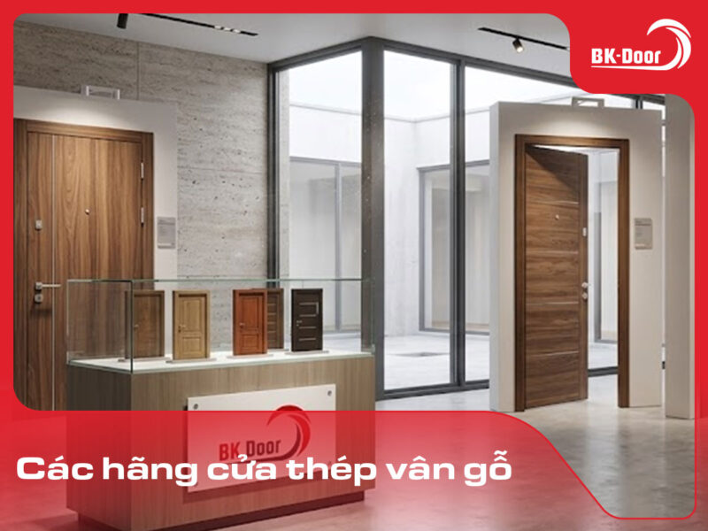 các hãng cửa thép vân gỗ