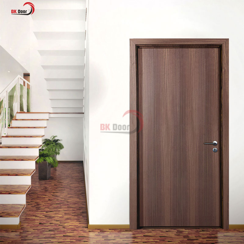 Cửa thép vân gỗ BK Door giữ màu vân gỗ ổn định trong thời gian dài