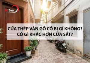 Cửa thép vân gỗ có bị gỉ không? Có gì khác hơn cửa sắt?