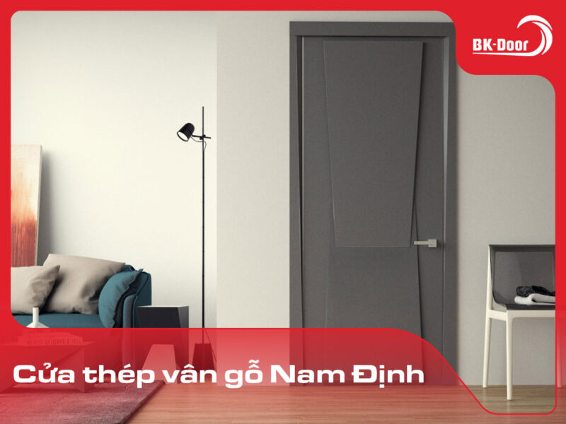 cửa thép vân gỗ tại Nam Định