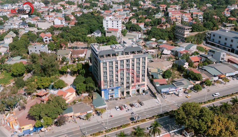 Công trình BK Door thi công của thép vân gỗ tại Vĩnh Phúc 