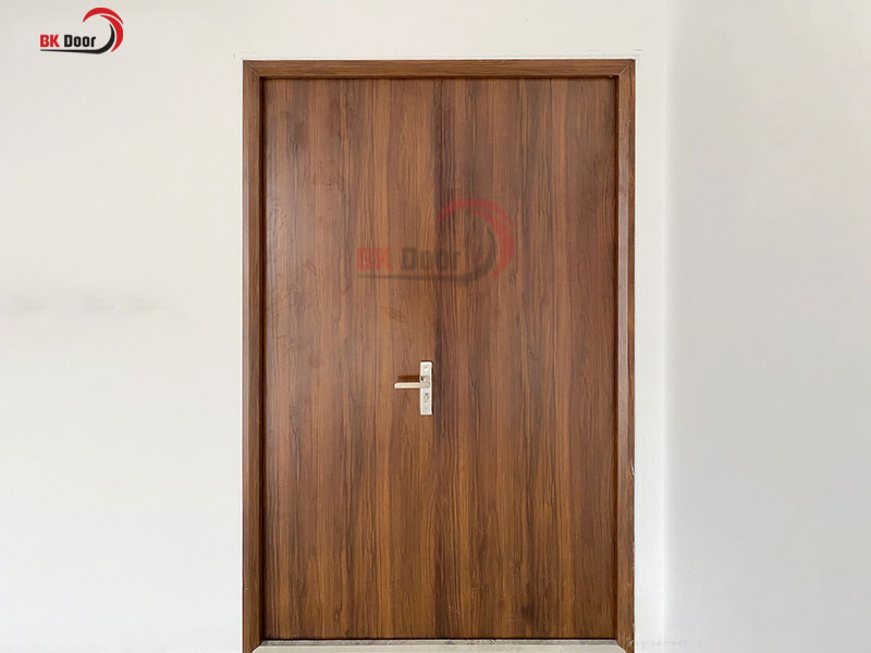 Cửa thép vân gỗ chống cháy đạt tiêu chuẩn El