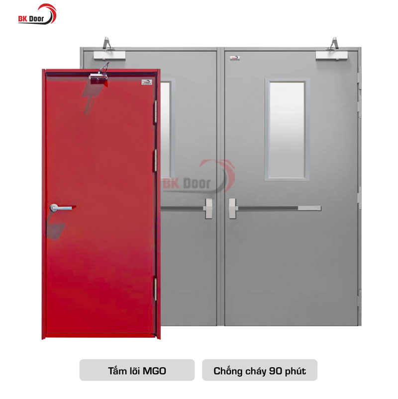Cửa thép chống cháy có thời gian chịu lửa lên tới 90 phút