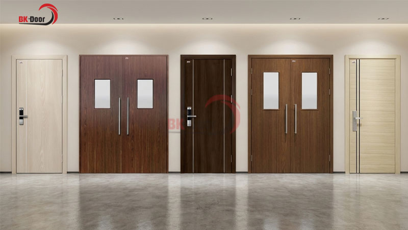 Các mẫu cửa thép vân gỗ BK Door