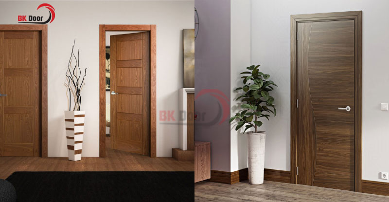 Cửa thép vân gỗ cho phòng ngủ