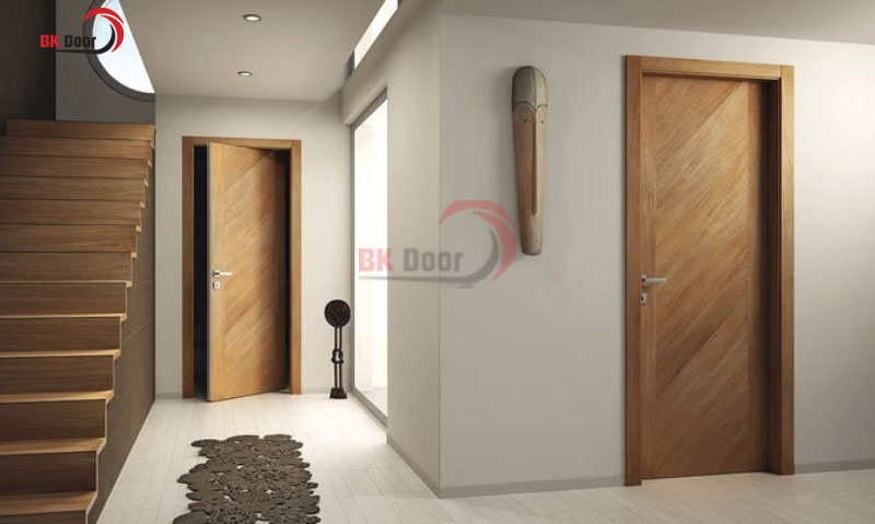 Kích thước cửa thép vân gỗ cho cửa thông phòng 