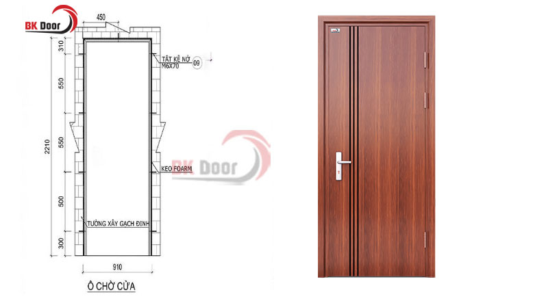 Cách tính kích thước ô chờ 