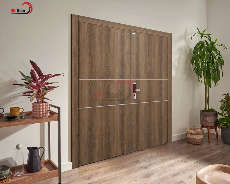 Kích thước tiêu chuẩn của cửa thép vân gỗ cho cửa chính