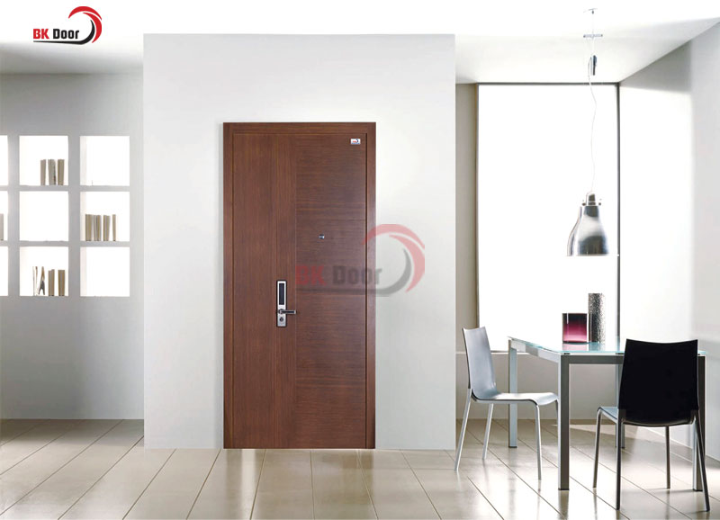 Ưu điểm cách âm và cách nhiệt của cửa thép vân gỗ được nhiều gia chủ yêu thích 