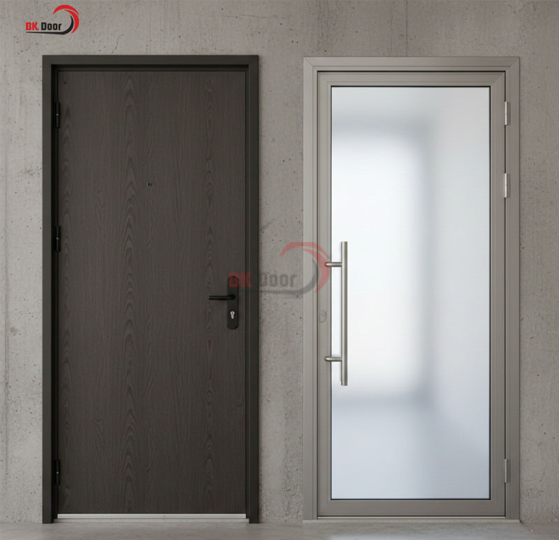 Cửa thép vân gỗ thường được nhiều gia chủ yêu thích hơn nhờ có nhiều ưu điểm vượt trội