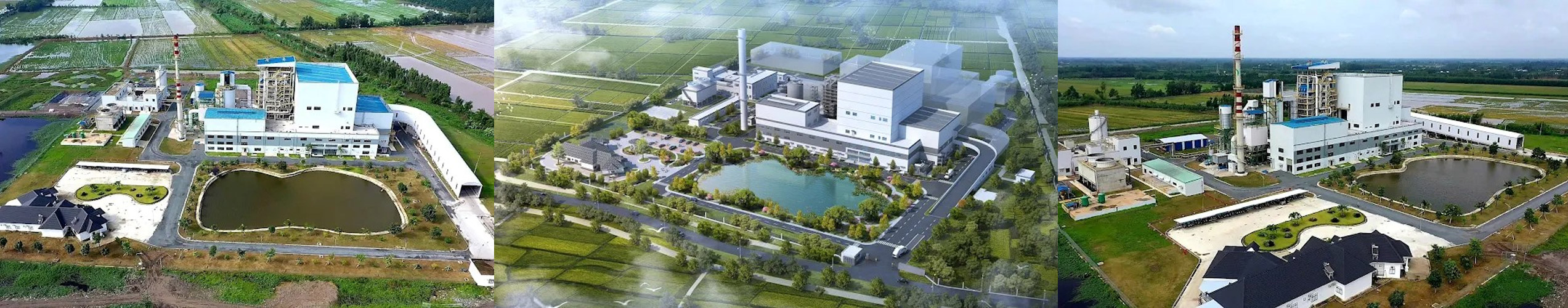 Banner dự án nhà máy điện rác Hậu Giang