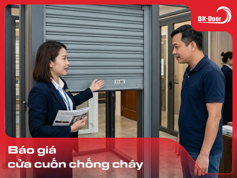 báo giá cửa cuốn chống cháy