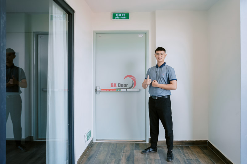BK Door nghiệm thu cửa chống cháy tại Summit Vĩnh Phúc