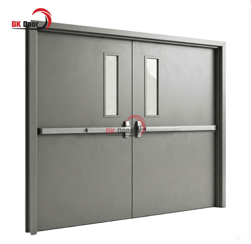 Mẫu cửa chống cháy 2 cánh phổ biến tại nhiều công trình nhà xưởng
