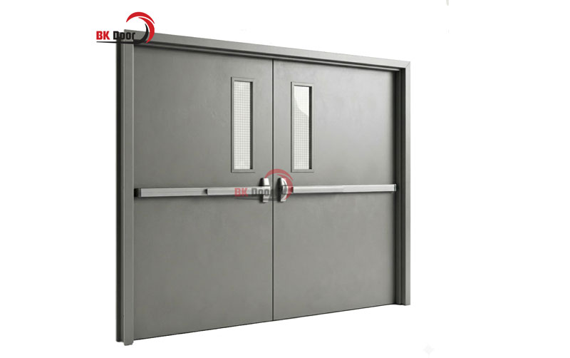 Mẫu cửa thép chống cháy thích hợp lắp ở lối thoát hiểm 