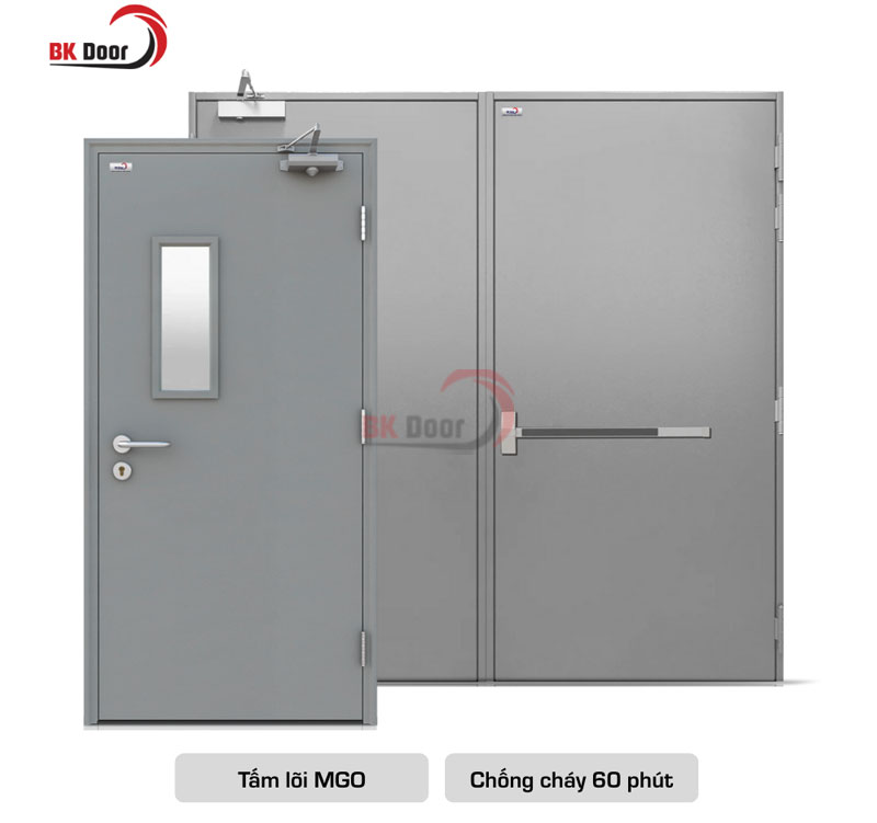 Cửa chống cháy khách sạn có giới hạn chịu lửa tối thiểu 60 phút