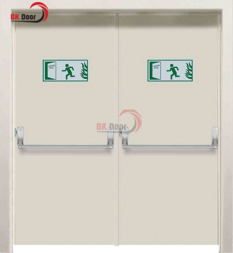 Loại cửa thép chống cháy được dùng nhiều ở lối thoát hiểm trung tâm thương mại 