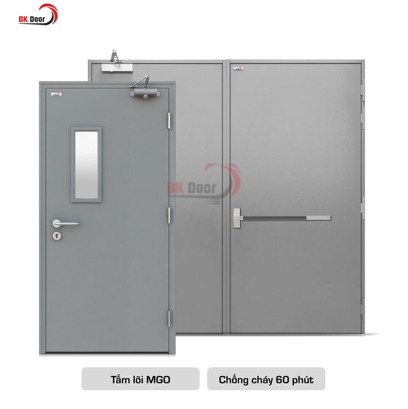 Cửa thép chống cháy BK Door có đa dạng mẫu mã