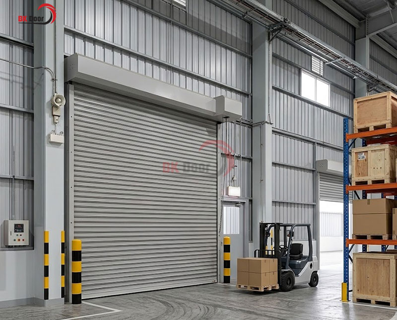 Ứng dụng của cửa cuốn chống cháy 2 lớp