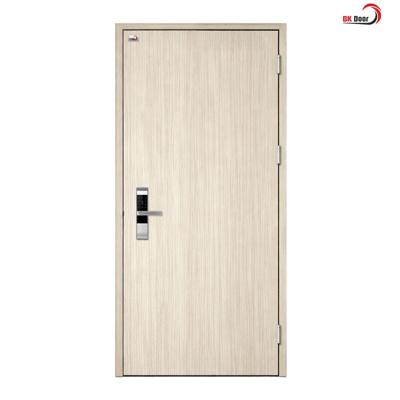 cửa thép vân gỗ 1 cánh bkd1-003