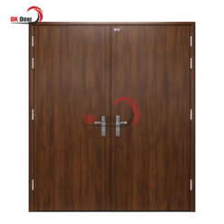 cửa thép vân gỗ 2 cánh BKD2-001