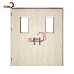 Cửa thép vân gỗ 2 cánh BKD2-004