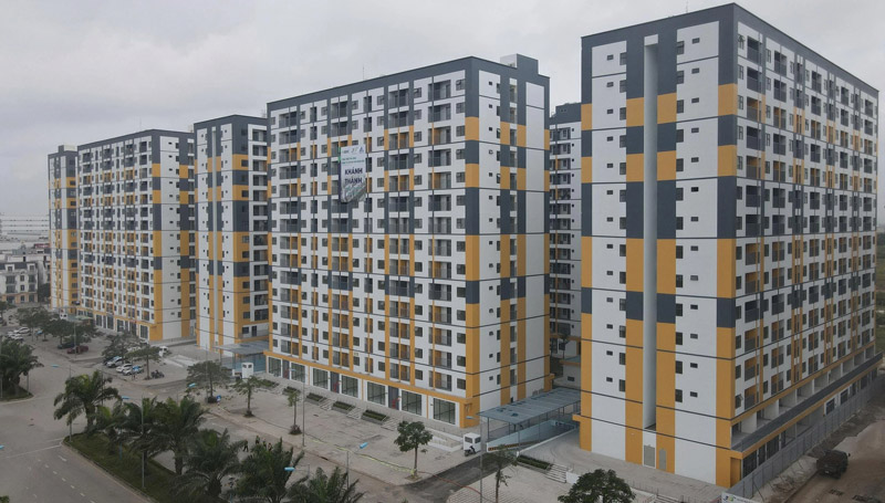 Hình ảnh dự án Nhà ở xã hội Evergreen Tràng Duệ tháng 01/2026