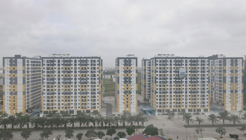 Hình ảnh dự án Nhà ở xã hội Evergreen Tràng Duệ tháng 01/2026