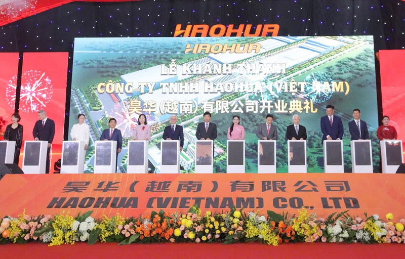 Khánh thành nhà máy Haohua Việt Nam