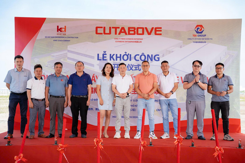 Lễ khởi công nhà máy Cutabove Việt Nam