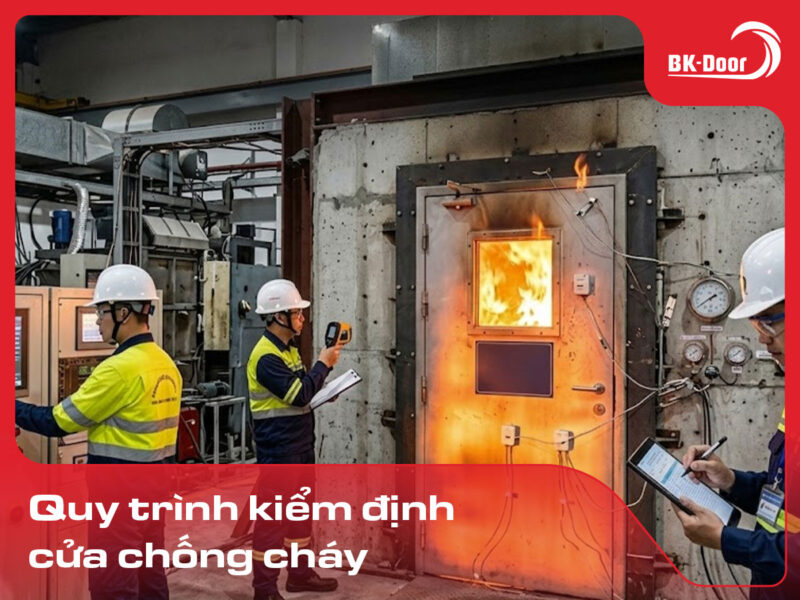 quy trình kiểm định cửa chống cháy