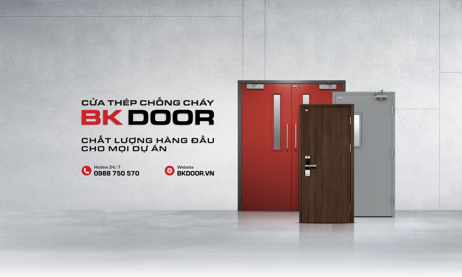 Banner cửa chống cháy BK DOOR