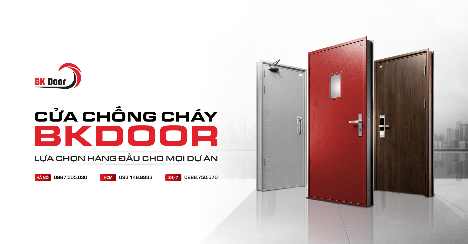 Cửa chống cháy BK DOOR - Lựa chọn hàng đầu cho mọi dự án