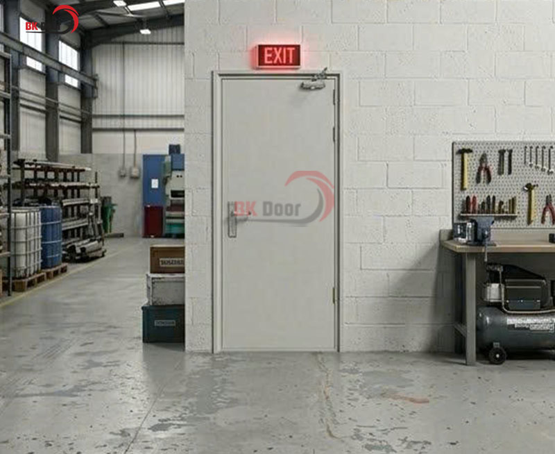 Ứng dụng cửa thép chống cháy BKD1-006 trong nhà xưởng và kho vận công nghiệp