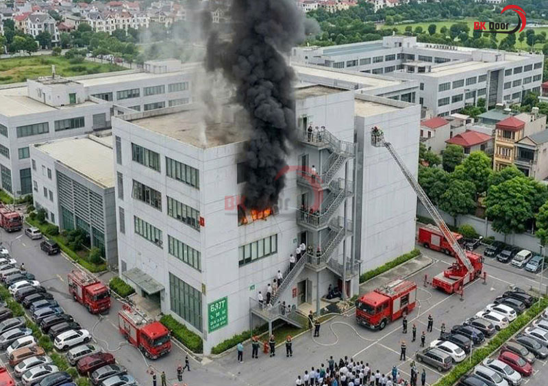 Quy trình tổ chức chữa cháy được xây dựng sẵn để ứng phó khi xảy ra sự cố cháy nổ