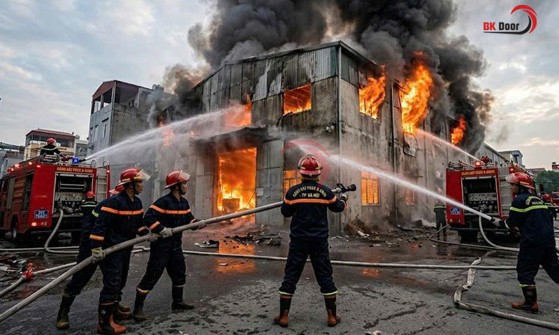 Liên hệ khẩn cấp với lực lượng PCCC khi xảy ra cháy nổ