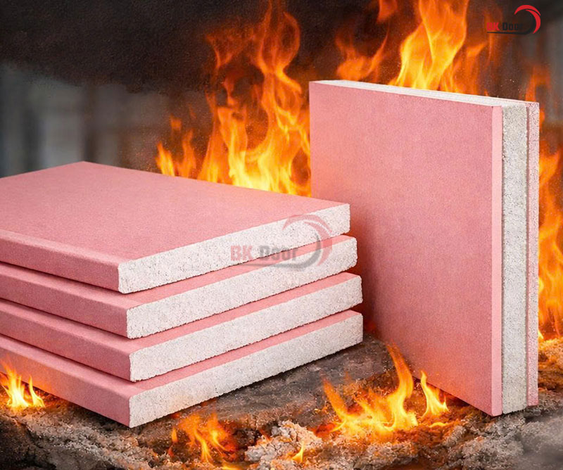 Tấm cách nhiệt chống cháy làm bằng thạch cao