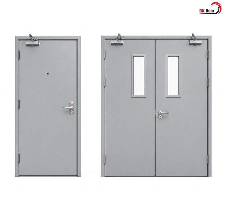 Cửa thép chống cháy, cách âm, chống ồn sơn tĩnh điện