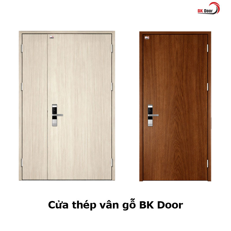 Cửa thép vân gỗ cho căn hộ giúp cách âm hiệu quả