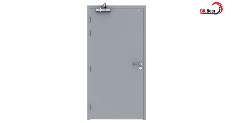 Mẫu cửa thép sơn tĩnh điện BK Door sản xuất