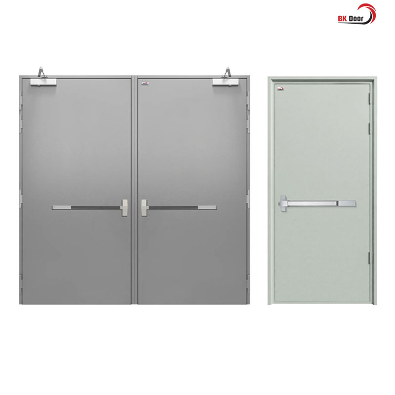 Cửa thép chống cháy 1 cánh và 2 cánh BK Door