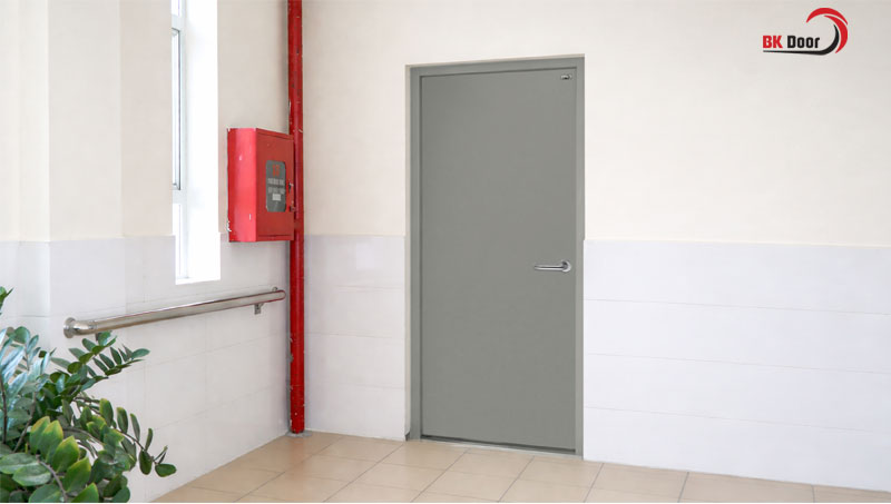 Cửa chống cháy 1 cánh được áp dụng với đa dạng loại công trình 