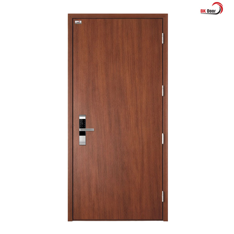 cửa thép vân gỗ 1 cánh bkd1-005