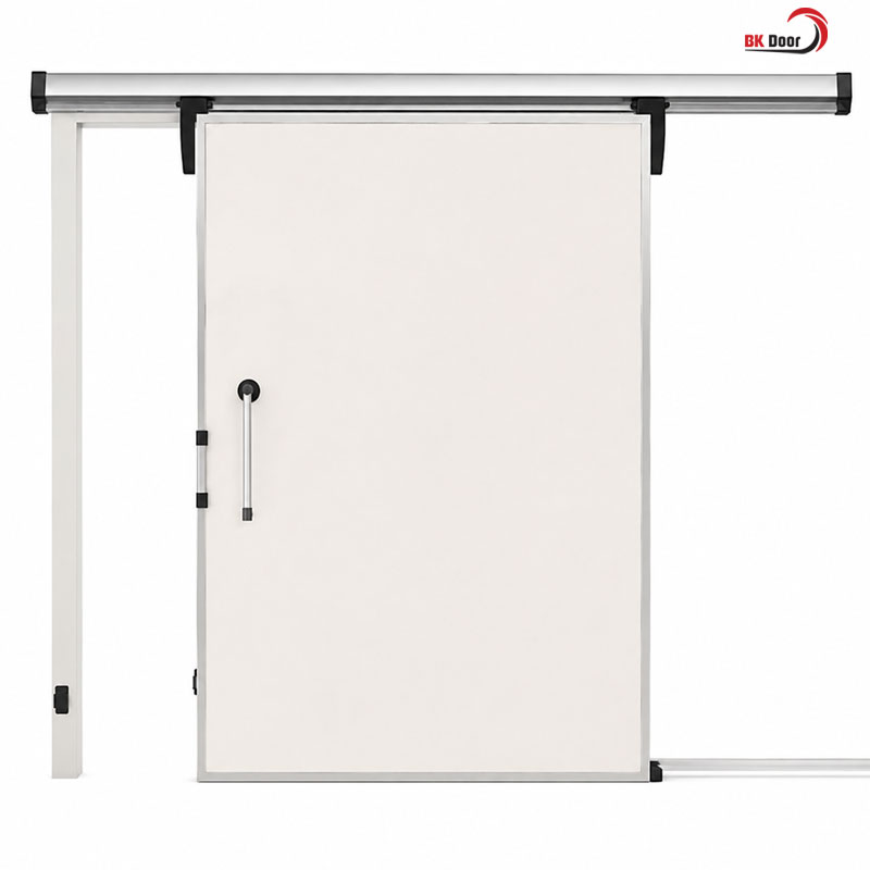Cửa lùa chống cháy được thiết kế trượt ngang trên ray