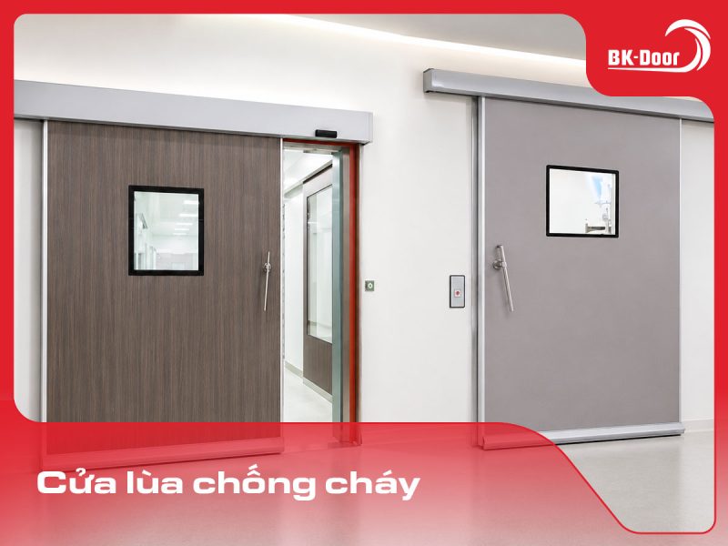 cửa lùa chống cháy